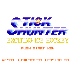 Stick Hunter - Exciting Ice Hockey Title Screen